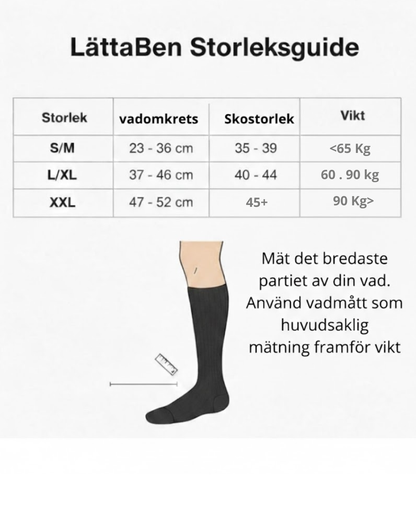 LättaBen – Premium stödstrumpor